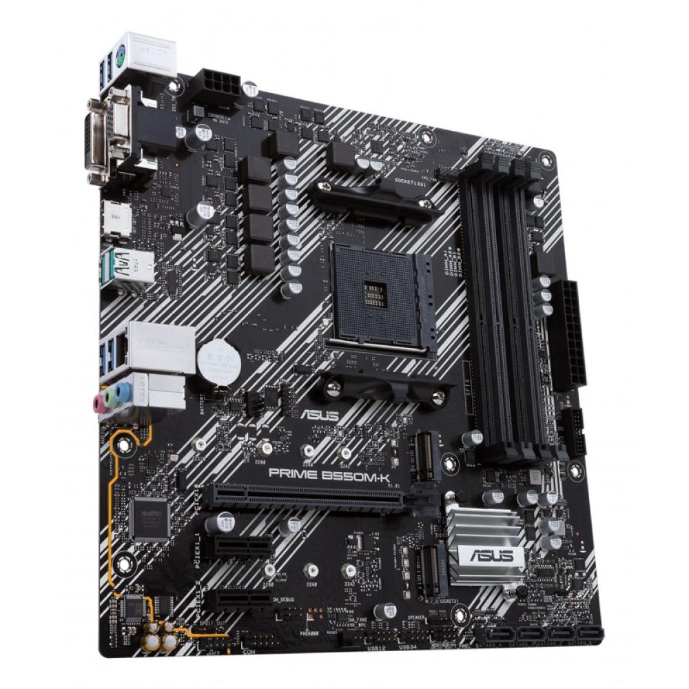 ASUS - PRIME B550M-K AMD B550 Zócalo AM4 micro ATX - 90MB140V0-30EAY0