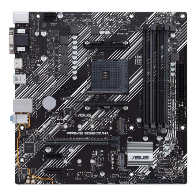ASUS - PRIME B550M-K AMD B550 Zócalo AM4 micro ATX - 90MB140V0-30EAY0