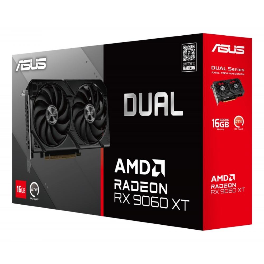 ASUS - Dual -RX9060XT-16G AMD Radeon RX 9060 XT 16 GB GDDR6