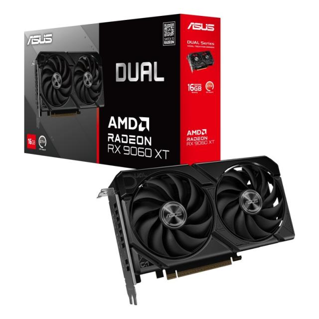 ASUS - Dual -RX9060XT-16G AMD Radeon RX 9060 XT 16 GB GDDR6