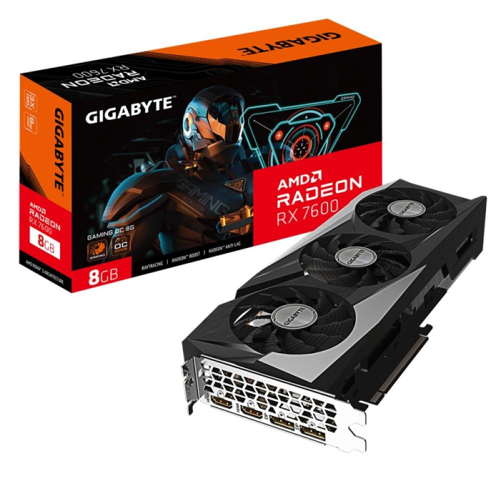 GIGABYTE - GAMING Radeon RX 7600 OC 8G AMD 8 GB GDDR6