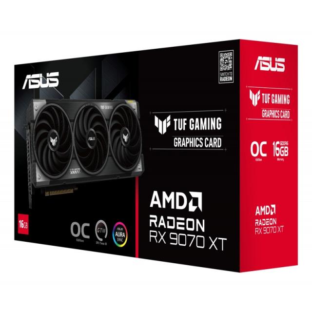 ASUS - TUF Gaming TUF-RX9070XT-O16G-GAMING AMD Radeon RX 9070 XT 16 GB GDDR6
