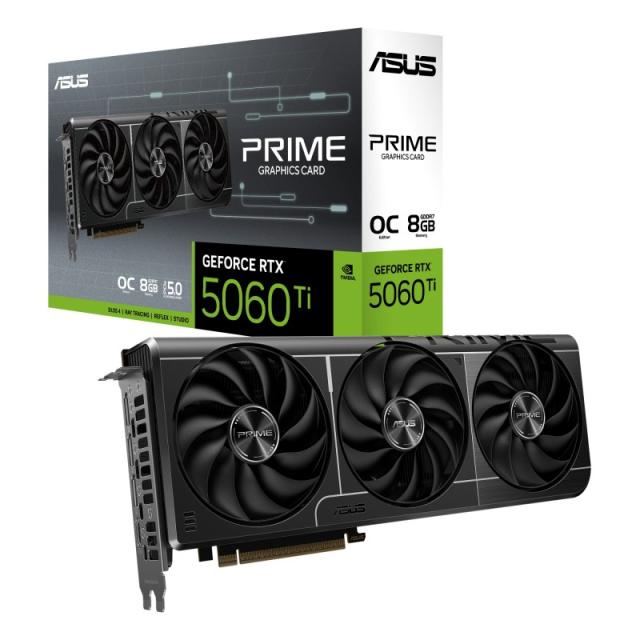 ASUS - Prime -RTX5060TI-O8G NVIDIA GeForce RTX 5060 Ti 8 GB GDDR7