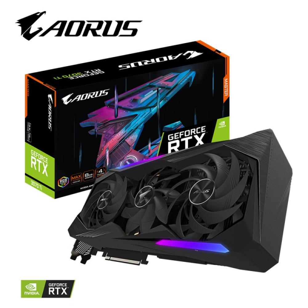 GIGABYTE - AORUS GV-N307TAORUS M-8GD tarjeta gráfica NVIDIA GeForce RTX 3070 Ti 8 GB GDDR6X