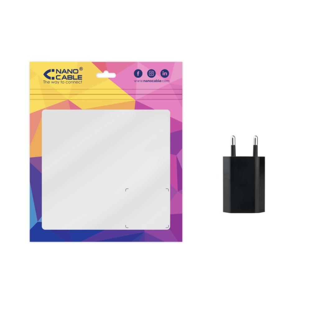 Nanocable - 10.10.2002 cargador de dispositivo móvil Universal Negro Corriente alterna Interior