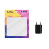 Nanocable - 10.10.2002 cargador de dispositivo móvil Universal Negro Corriente alterna Interior