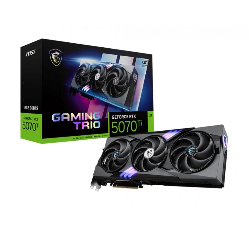MSI - GAMING GeForce RTX 5070 Ti 16G TRIO OC NVIDIA 16 GB GDDR7