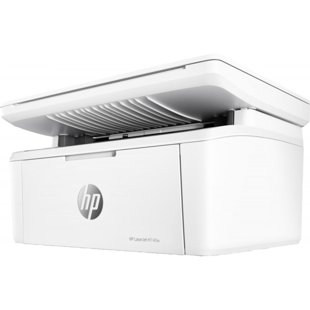HP - LaserJet M140w Inalámbrico Multifunction Blanco y negro Impresora, Fotocopiadora, escáner