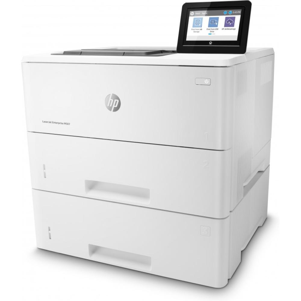HP - LaserJet Enterprise M507x Inalámbrico Blanco y negro Impresora, A doble cara