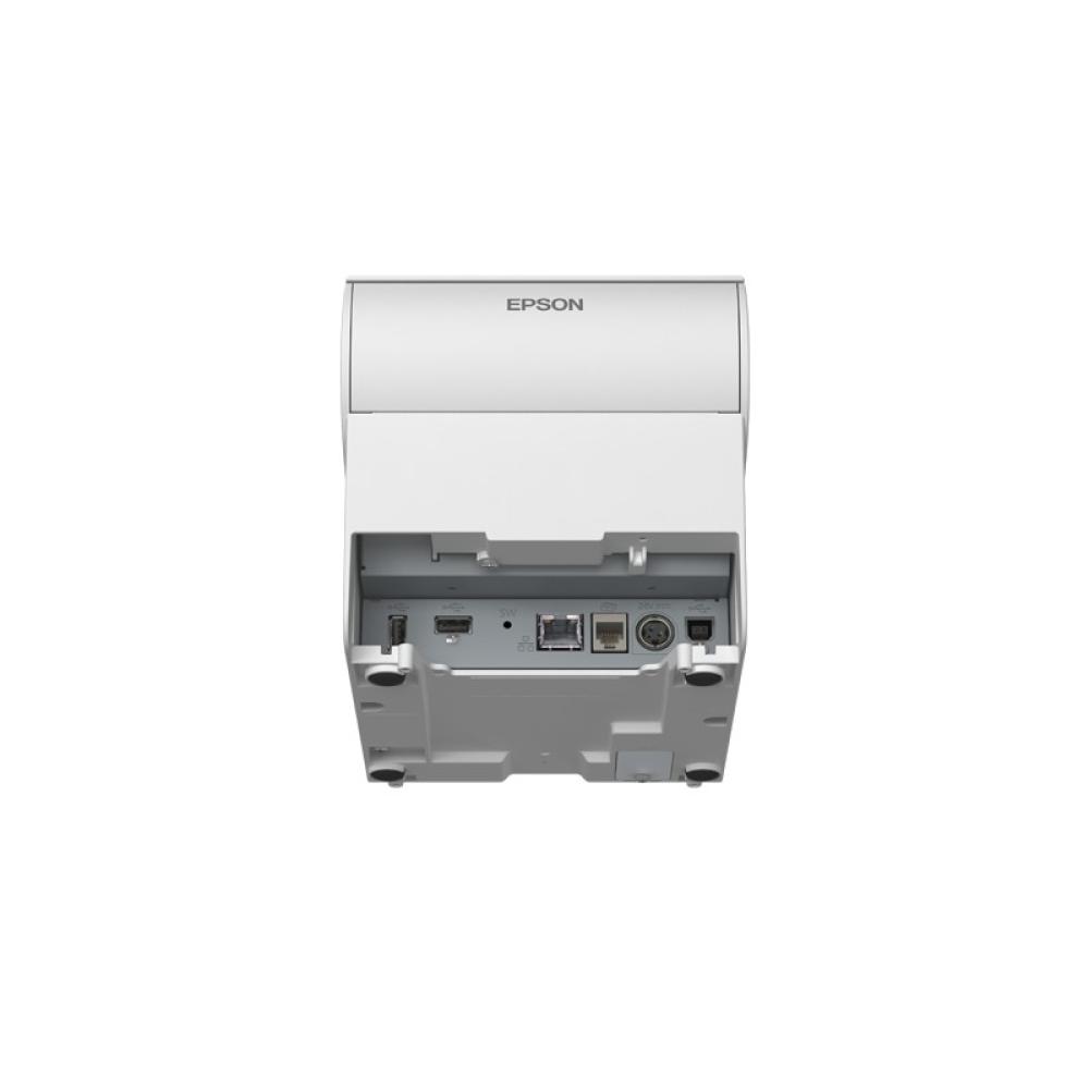 Epson - TM-T88VII (111): USB, Ethernet, Serial, PS, White