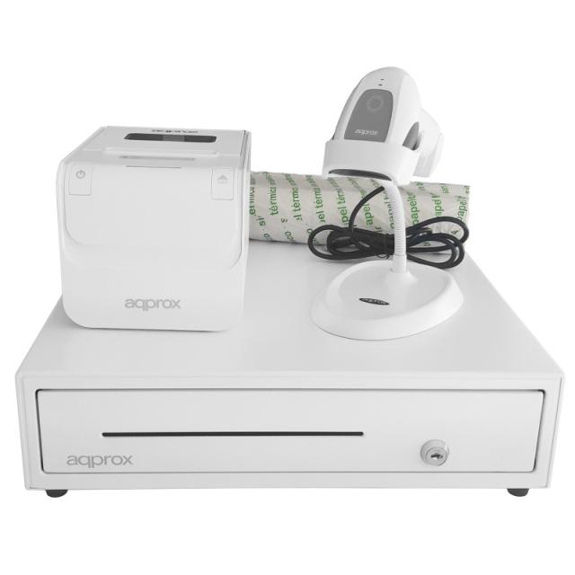 Approx - appPOSPACK4180WH 203 x 203 DPI Alámbrico Térmico Impresora de recibos