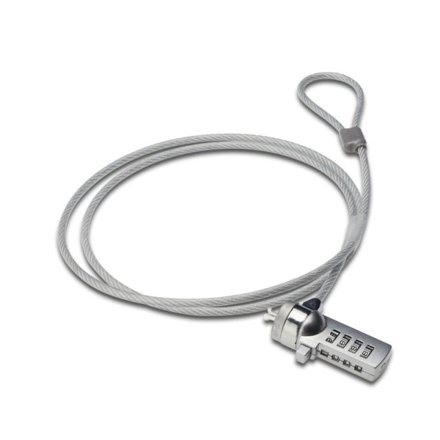 Ewent - EW1241 cable antirrobo Plata 1,5 m