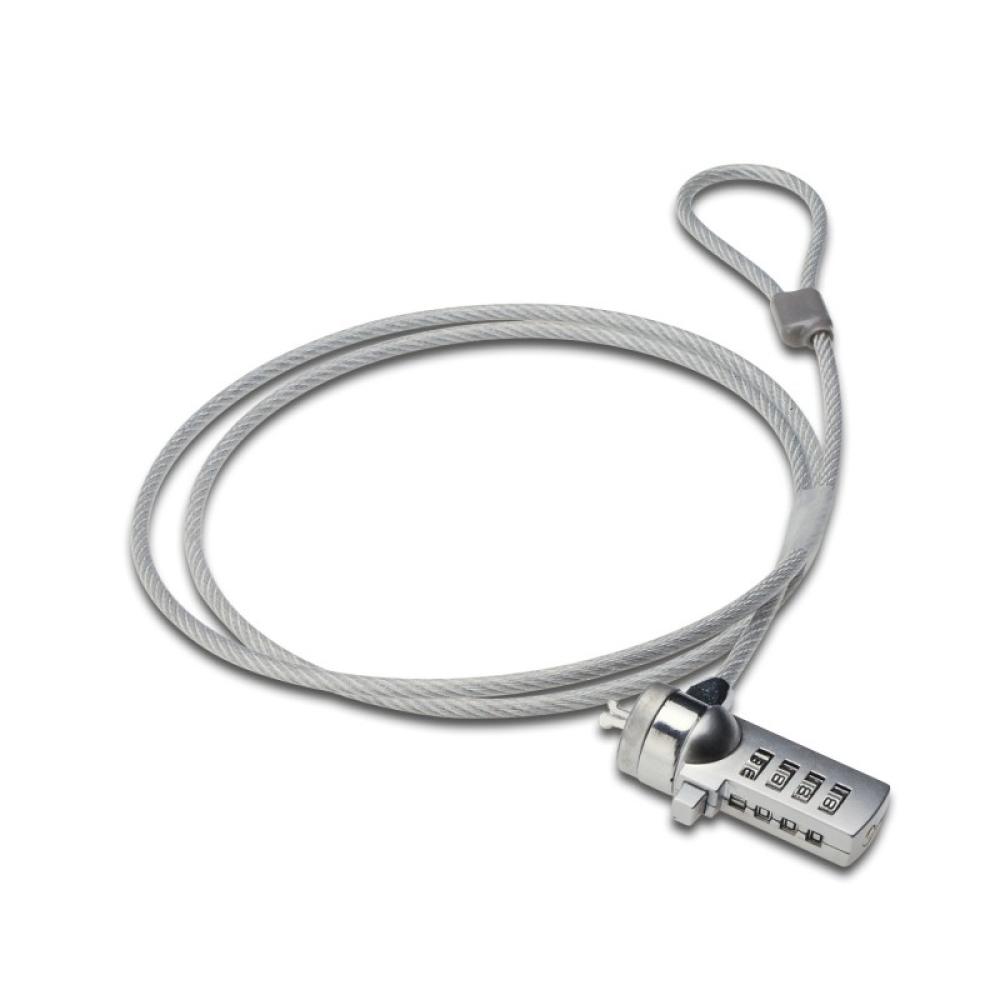 Ewent - EW1241 cable antirrobo Plata 1,5 m