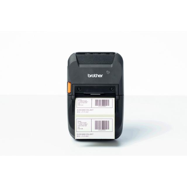 Brother - RJ3250WBL impresora de etiquetas Térmica directa 203 x 203 DPI 127 mm/s Inalámbrico Ethernet Wifi Bluetooth