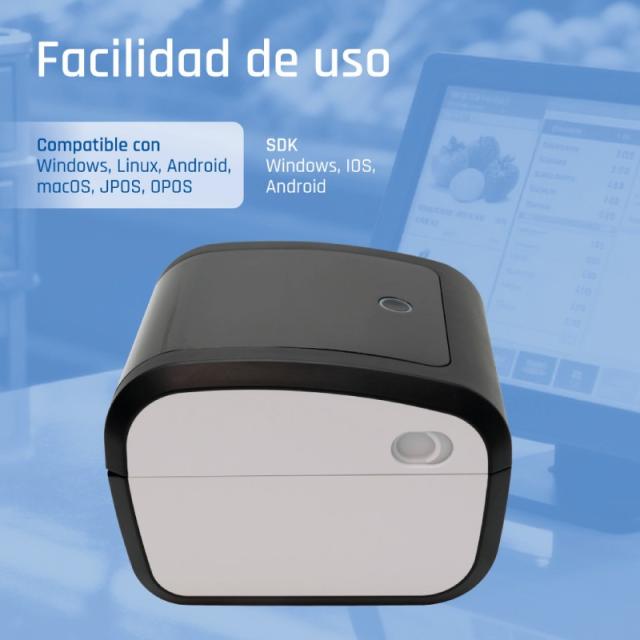 iggual - Impresora etiquetas envíos USB+Bluetooth