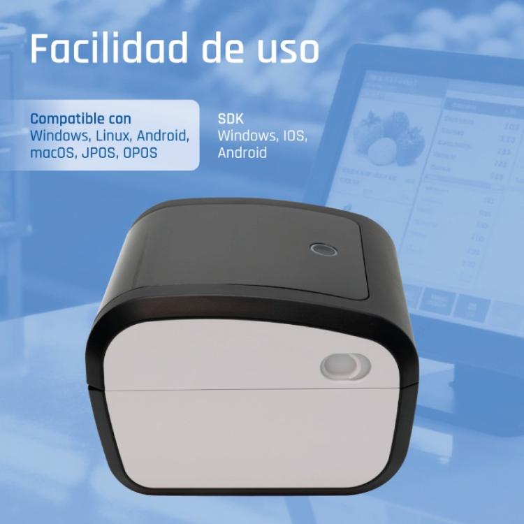 iggual - Impresora etiquetas envíos USB+Bluetooth