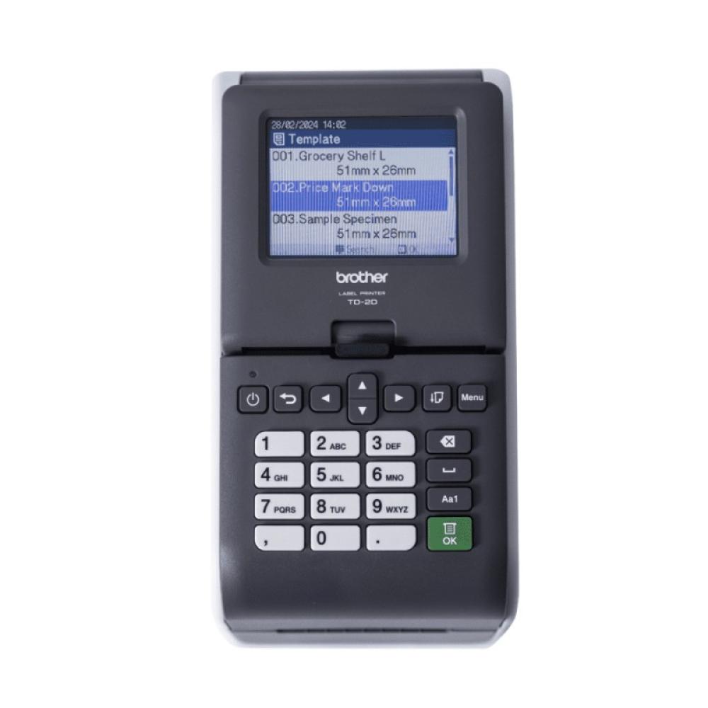 Brother - TD-2350DSA203 impresora de etiquetas Térmica directa 203 x 203 DPI 152 mm/s Inalámbrico y alámbrico Ethernet Wifi Blue