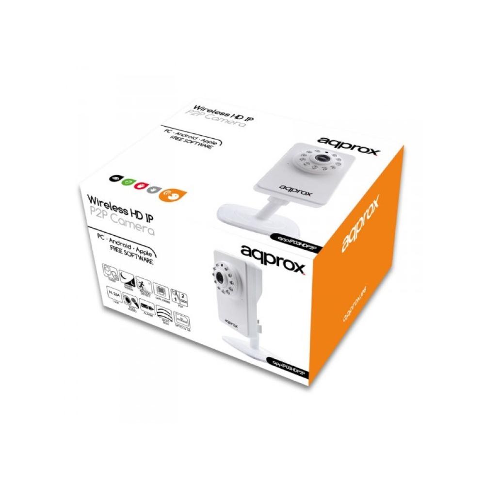 Approx - APPIP03HDP2P cámara de vigilancia Cubo Cámara de seguridad IP Interior 1280 x 720 Pixeles Escritorio