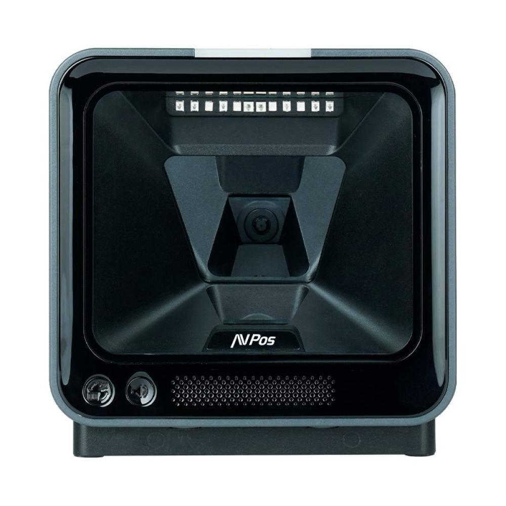 AVPos - AVP-BP760-2D lector de código de barras Lector de códigos de barras fijo 1D/2D CMOS Negro