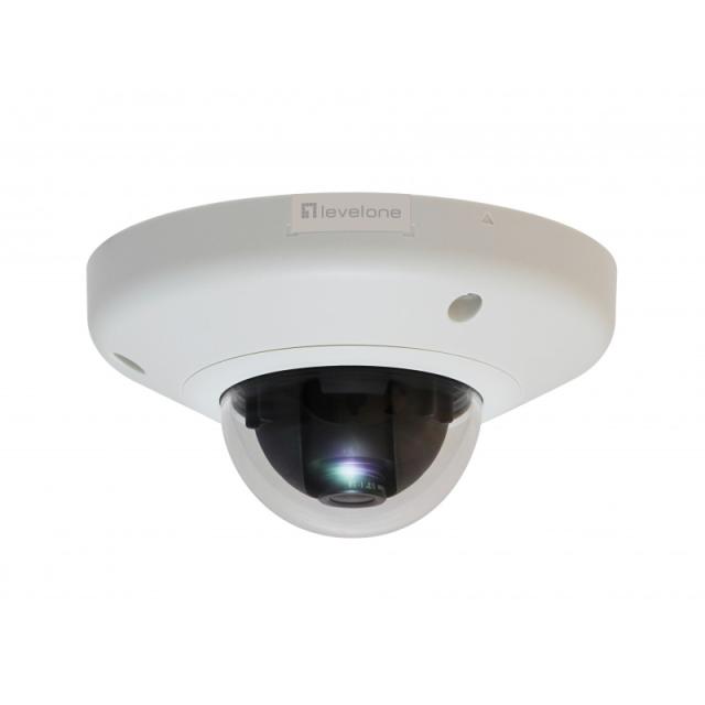 LevelOne - Fixed Dome Network Camera, 3-Megapixel, PoE 802.3af