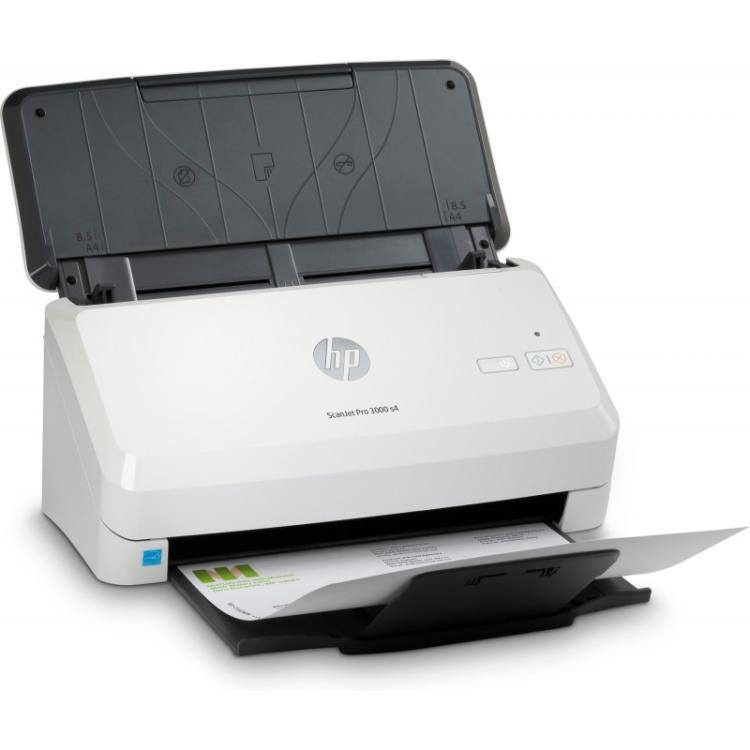 HP - Scanjet Pro 3000 s4 Escáner alimentado con hojas 600 x 600 DPI A4 Negro, Blanco