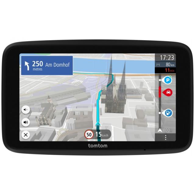 TomTom - GO navegador Portátil/Fijo 15,2 cm (6") Pantalla táctil 270 g Negro