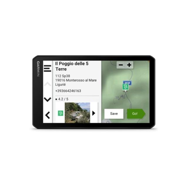 Garmin - CamperCam 795 navegador Fijo 17,8 cm (7") TFT Pantalla táctil 271 g Negro