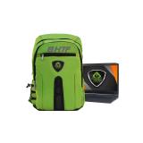 KeepOut - BK7F mochila Negro, Verde Imitación piel, Nylon - BK7FG