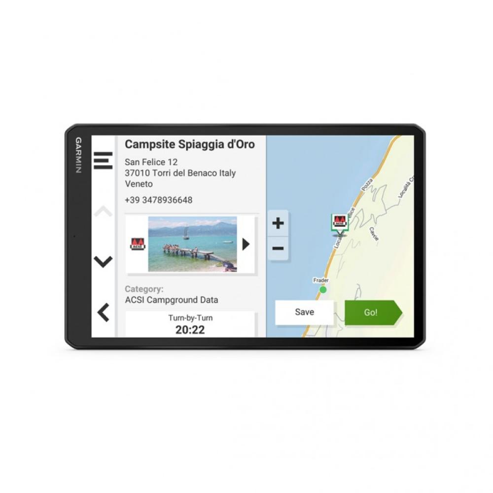 Garmin - Camper 1095 navegador Fijo 25,6 cm (10.1") IPS Pantalla táctil 554 g Negro