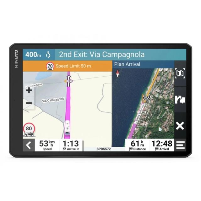 Garmin - Camper 1095 navegador Fijo 25,6 cm (10.1") IPS Pantalla táctil 554 g Negro