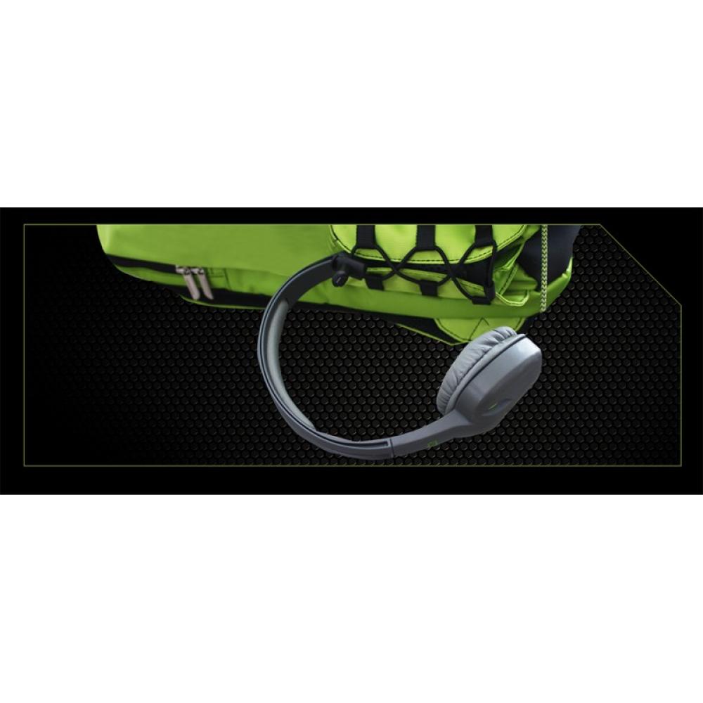 KeepOut - BK7F mochila Negro, Verde Imitación piel, Nylon - BK7FGXL