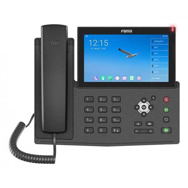 Fanvil - X7A teléfono IP Negro 20 líneas LCD Wifi
