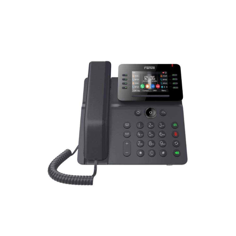 Fanvil - V64 teléfono IP Negro 12 líneas LCD Wifi