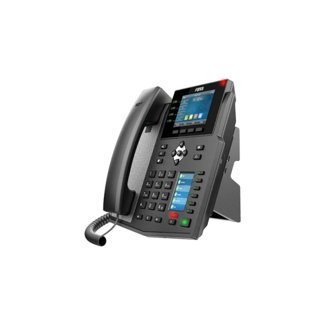 Fanvil - X5U teléfono IP Negro 16 líneas LCD Wifi