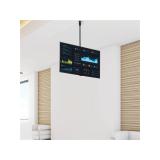 StarTech.com - Soporte de Techo para TV - Soporte Universal de Cielo Raso para TV de Movimiento Total con Mástil Telescópico Aju