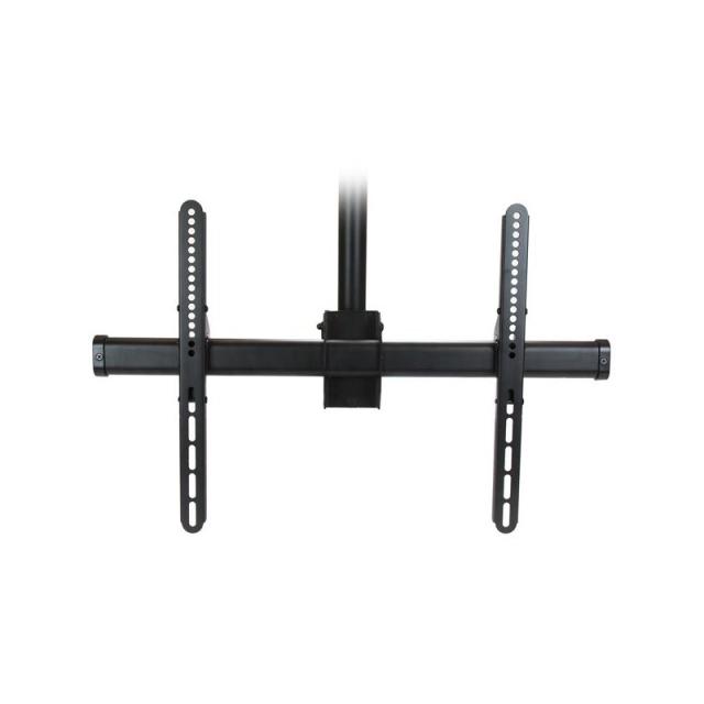 StarTech.com - Soporte de Techo para TV - Soporte Universal de Cielo Raso para TV de Movimiento Total con Mástil Telescópico Aju