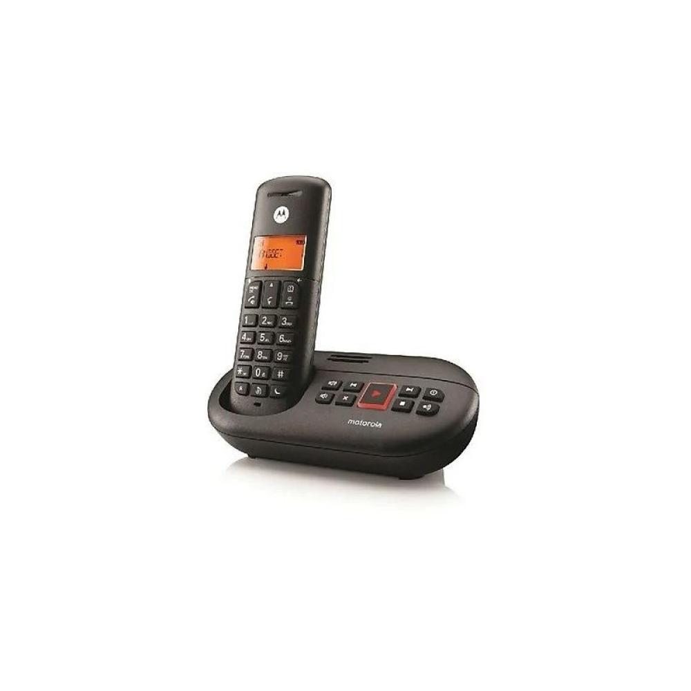 Motorola - MOTOROLA TELEFONO INALAMBRICO E211 NEGRO DECT DIGITAL CON CONTESTADOR
