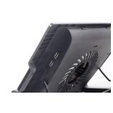 Gembird - NBS-1F17T-01 almohadilla fría 43,2 cm (17") 1500 RPM Negro