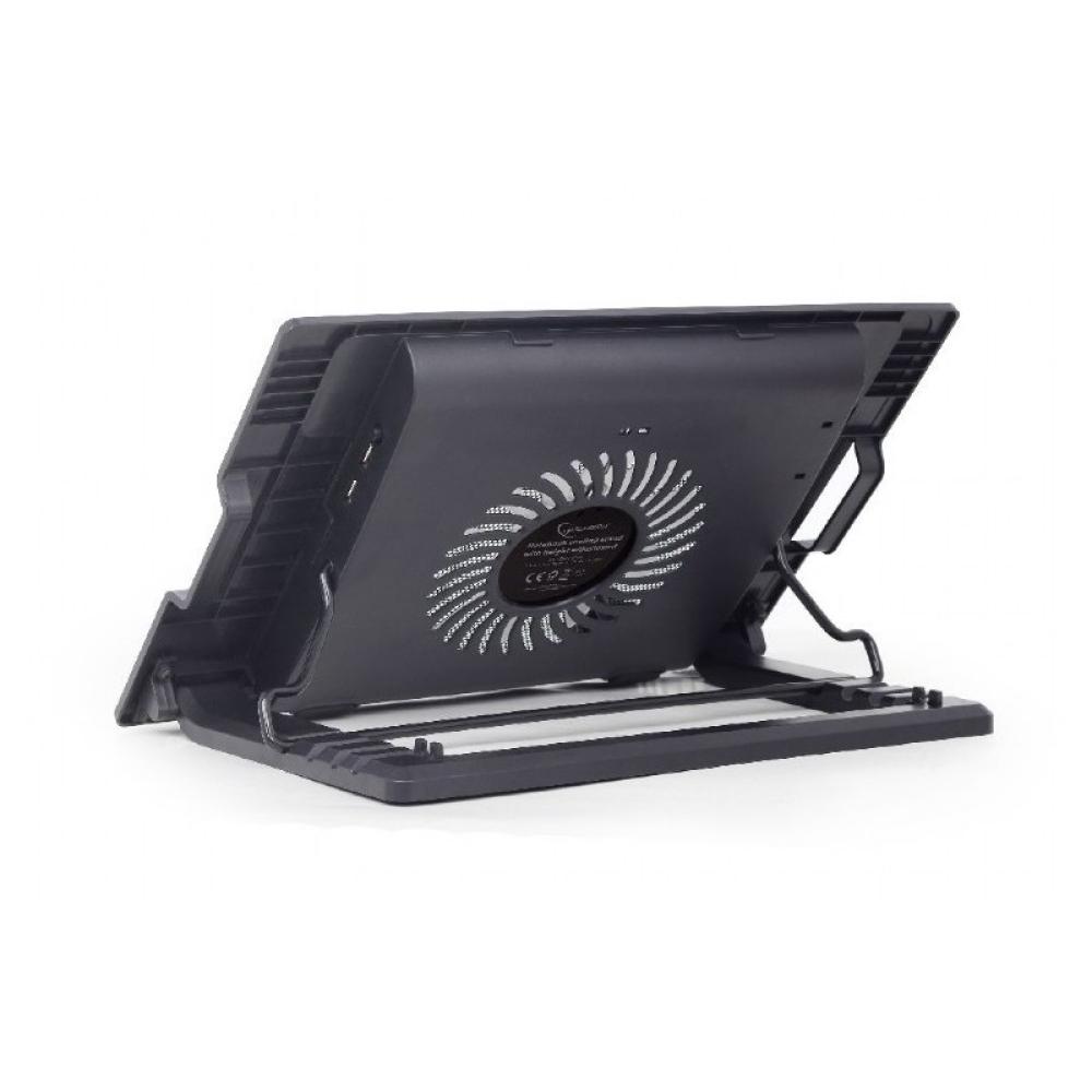 Gembird - NBS-1F17T-01 almohadilla fría 43,2 cm (17") 1500 RPM Negro