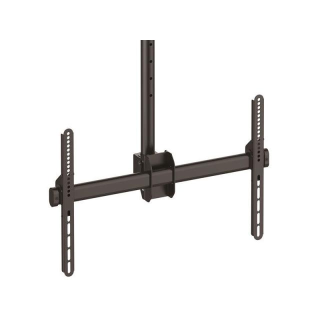 StarTech.com - Soporte de Techo para TV - Soporte Universal de Cielo Raso para TV con Mástil Telescópico Largo Ajustable - Sopor