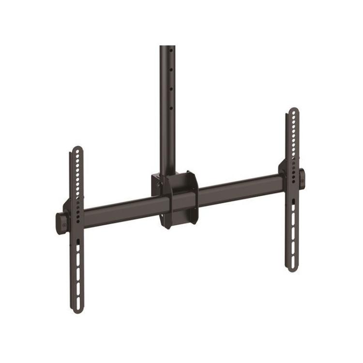 StarTech.com - Soporte de Techo para TV - Soporte Universal de Cielo Raso para TV con Mástil Telescópico Largo Ajustable - Sopor