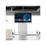 StarTech.com - Soporte de Techo para TV - Soporte Universal de Cielo Raso para TV con Mástil Telescópico Largo Ajustable - Sopor