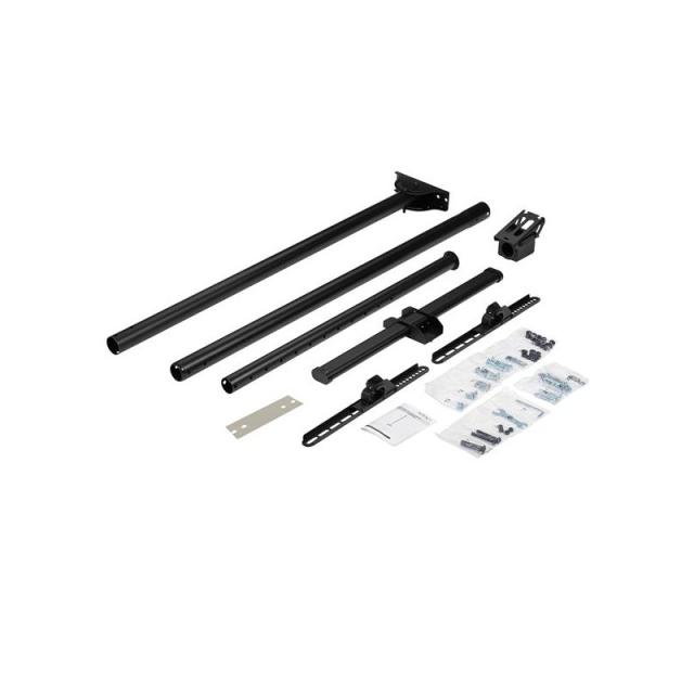 StarTech.com - Soporte de Techo para TV - Soporte Universal de Cielo Raso para TV con Mástil Telescópico Largo Ajustable - Sopor