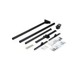 StarTech.com - Soporte de Techo para TV - Soporte Universal de Cielo Raso para TV con Mástil Telescópico Largo Ajustable - Sopor