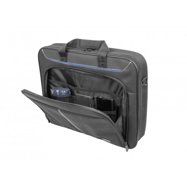 NATEC - Doberman maletines para portátil 43,9 cm (17.3") Maletín Negro