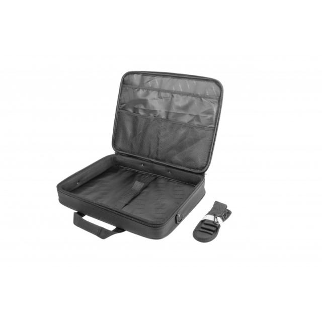 NATEC - Doberman maletines para portátil 43,9 cm (17.3") Maletín Negro