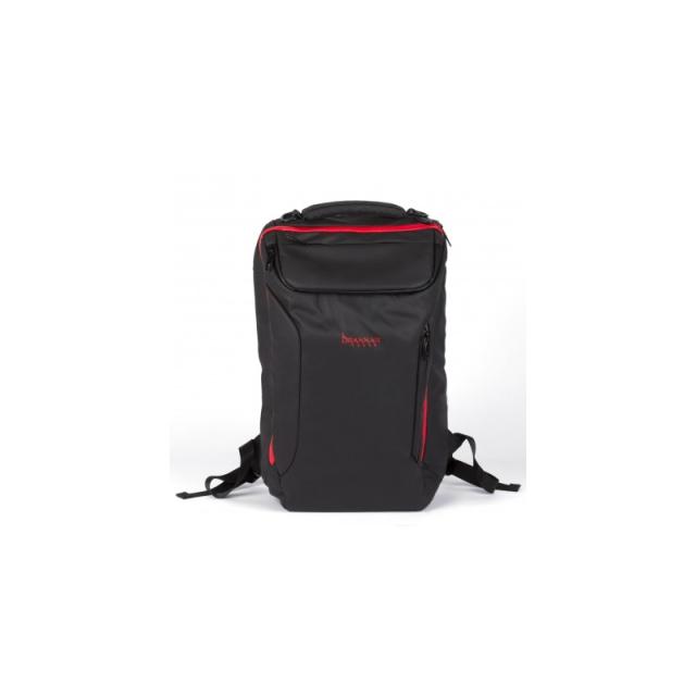Konix - Drakkar KX DK RAGNARR 17'' GAMING BACKPAC 43,2 cm (17") Mochila Negro, Rojo