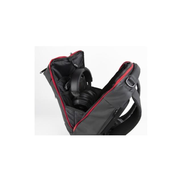 Konix - Drakkar KX DK RAGNARR 17'' GAMING BACKPAC 43,2 cm (17") Mochila Negro, Rojo