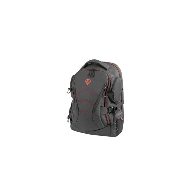 GENESIS - Pallad 550 43,9 cm (17.3") Mochila Negro, Rojo