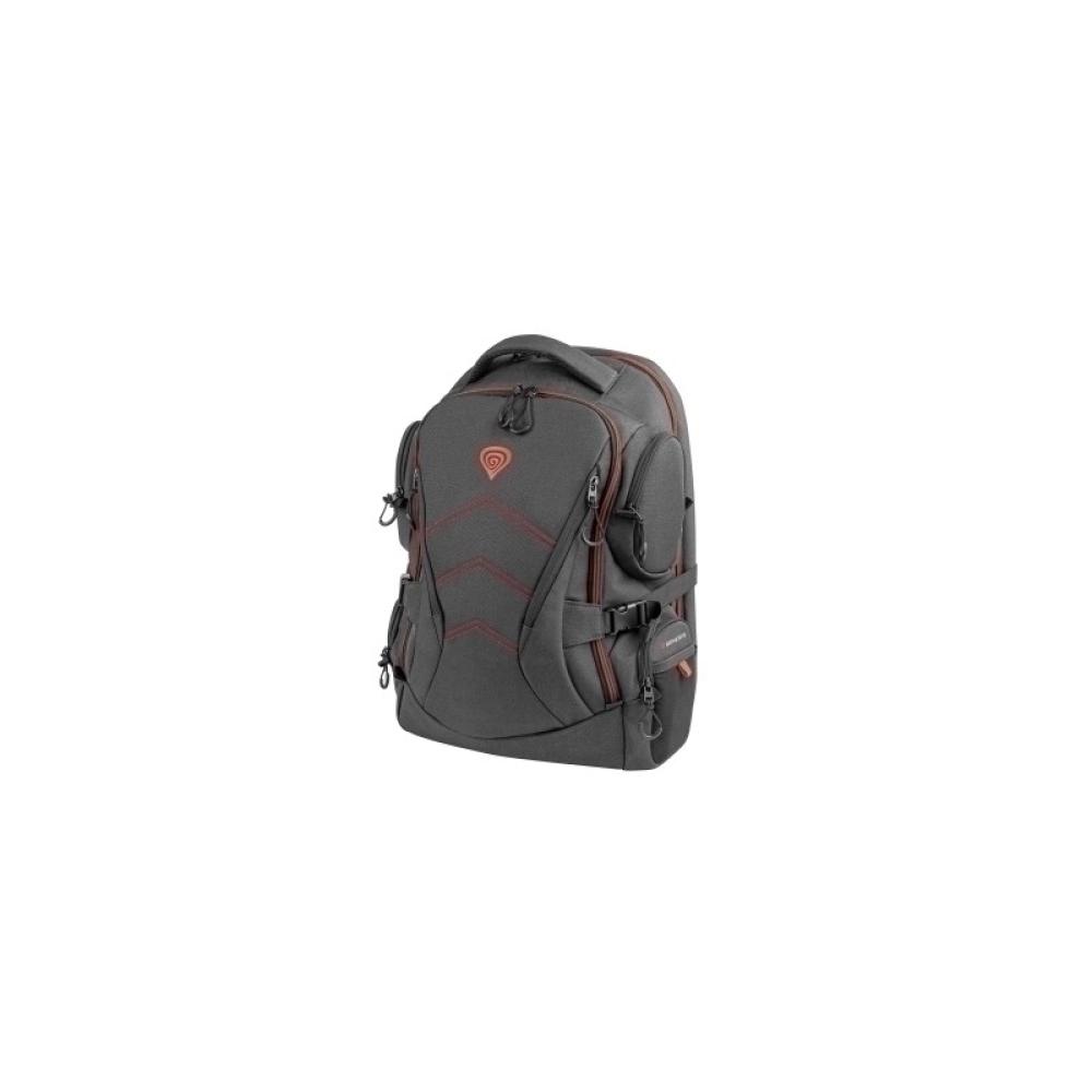 GENESIS - Pallad 550 43,9 cm (17.3") Mochila Negro, Rojo